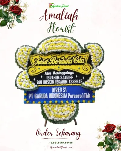Papan Bunga Duka di Mekar Mulya