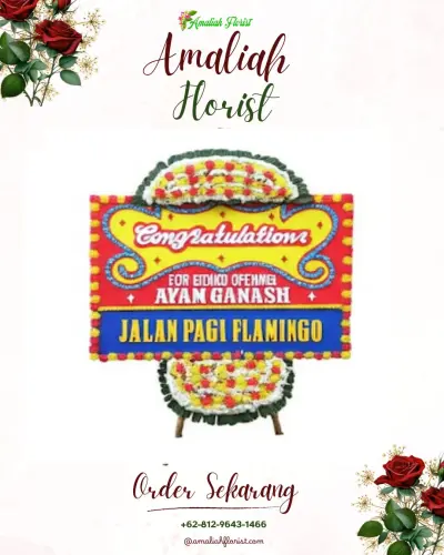 Bunga Papan Congratulation di Mekar Mulya